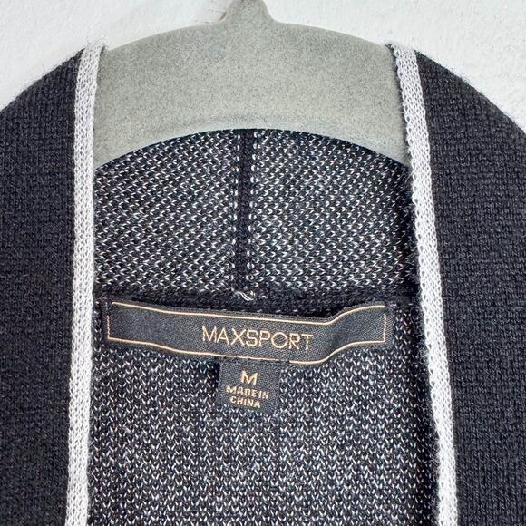 BCBG MAXSPORT Intarsia Cardigan Duster floral heart wool - Picture 5 of 11